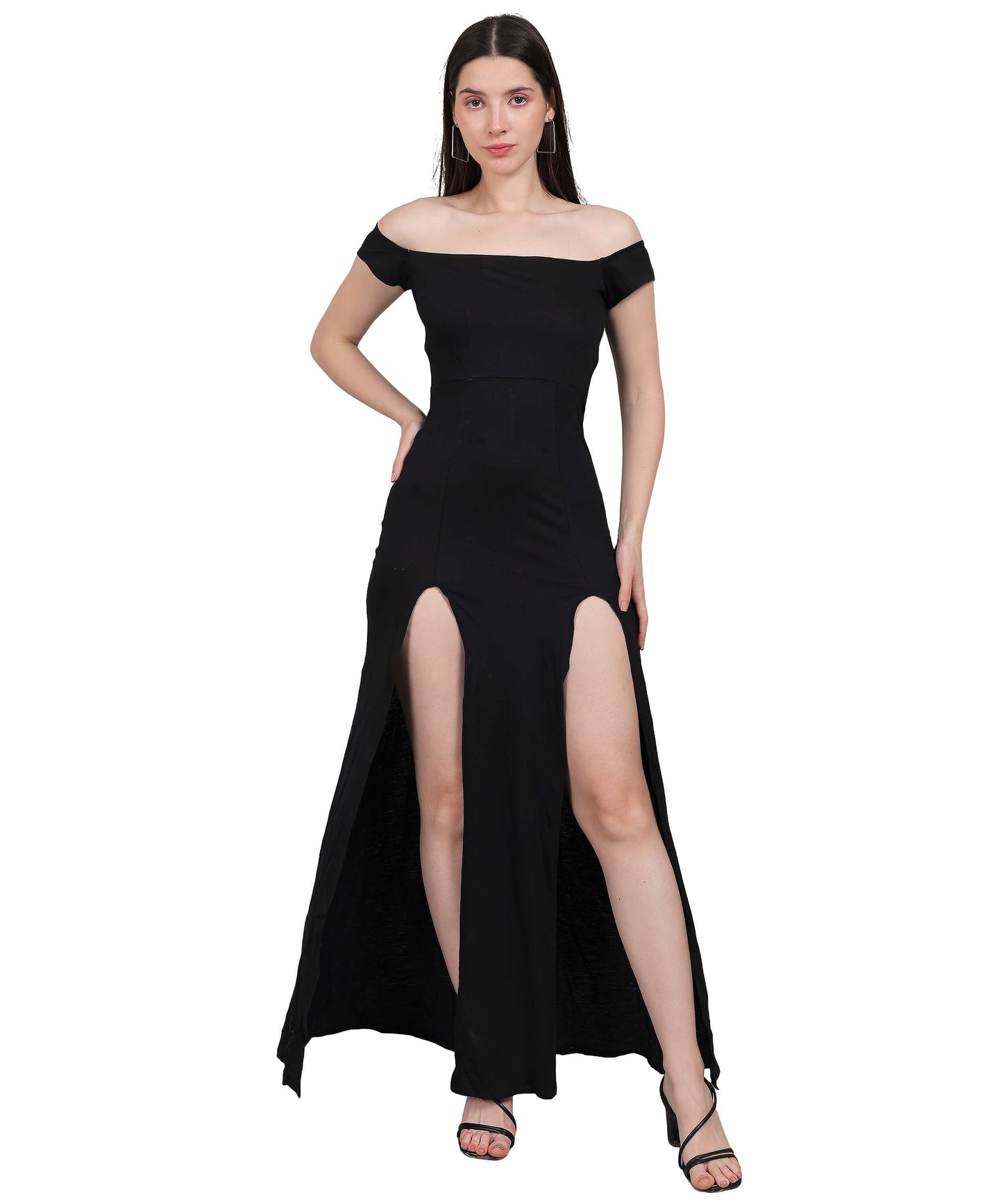 BLACK LONG DRESS
