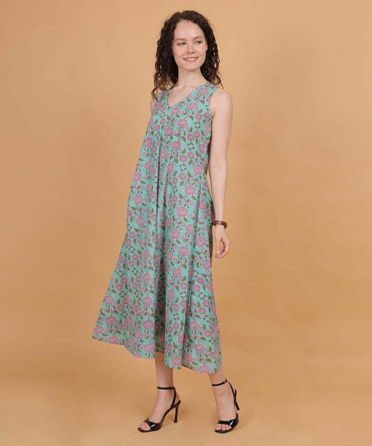 A-Line Midi Dress