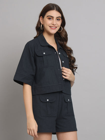 Flap Pocket co ord set
