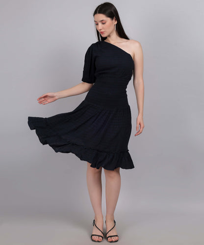 DARK BLUE DRESS