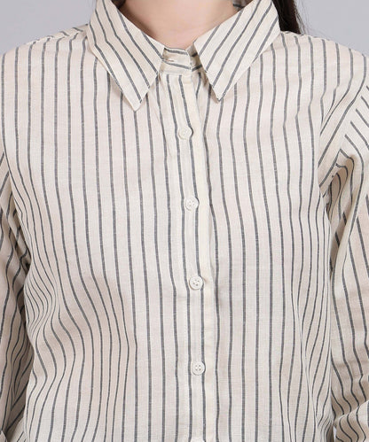 OFF WHITE STRIPE SHIRT