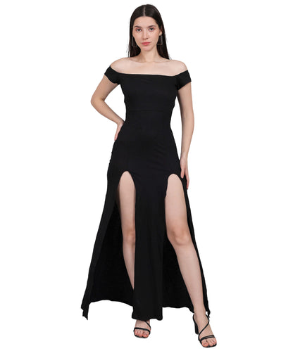 BLACK LONG DRESS