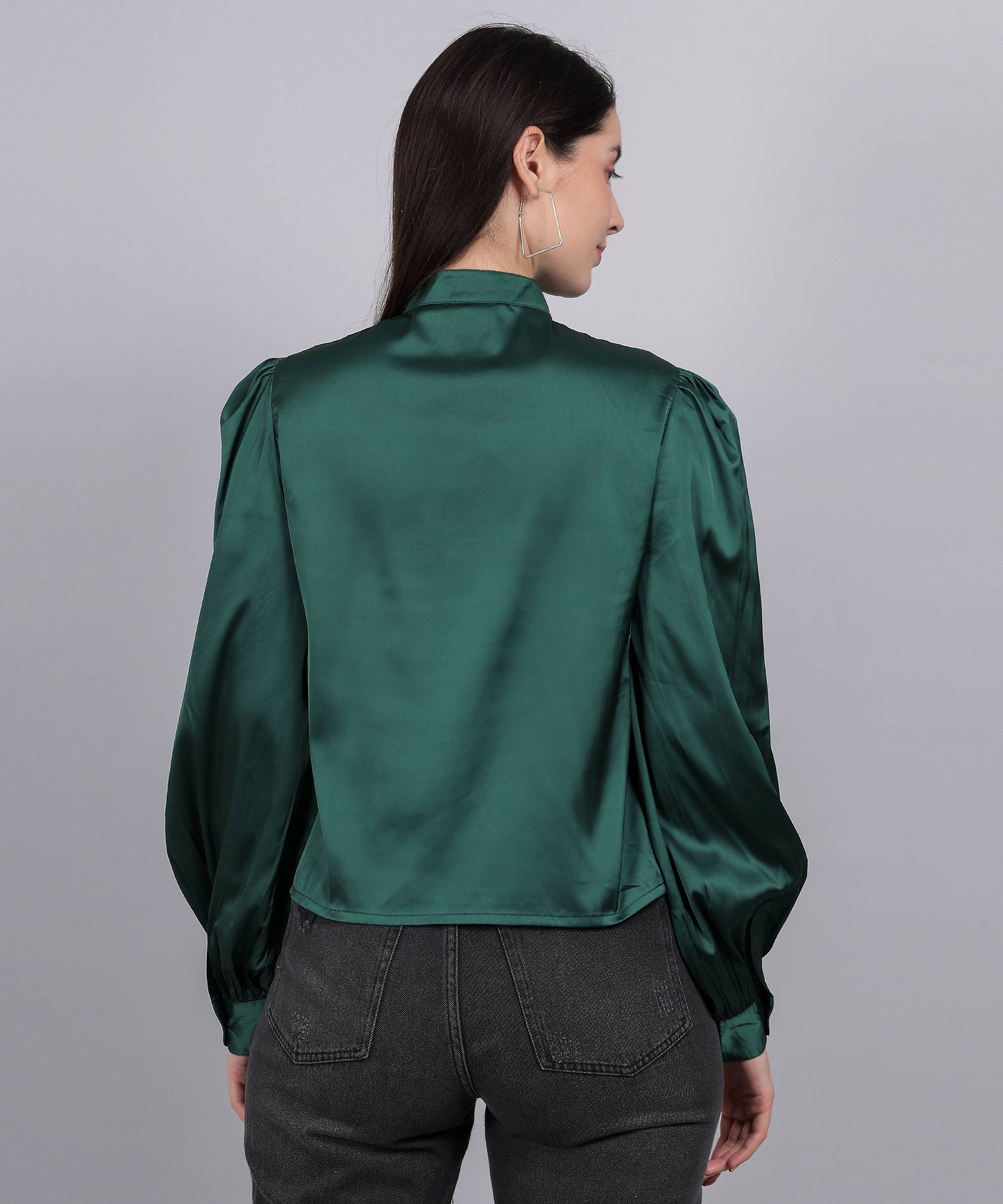 DARK GREEN TOP