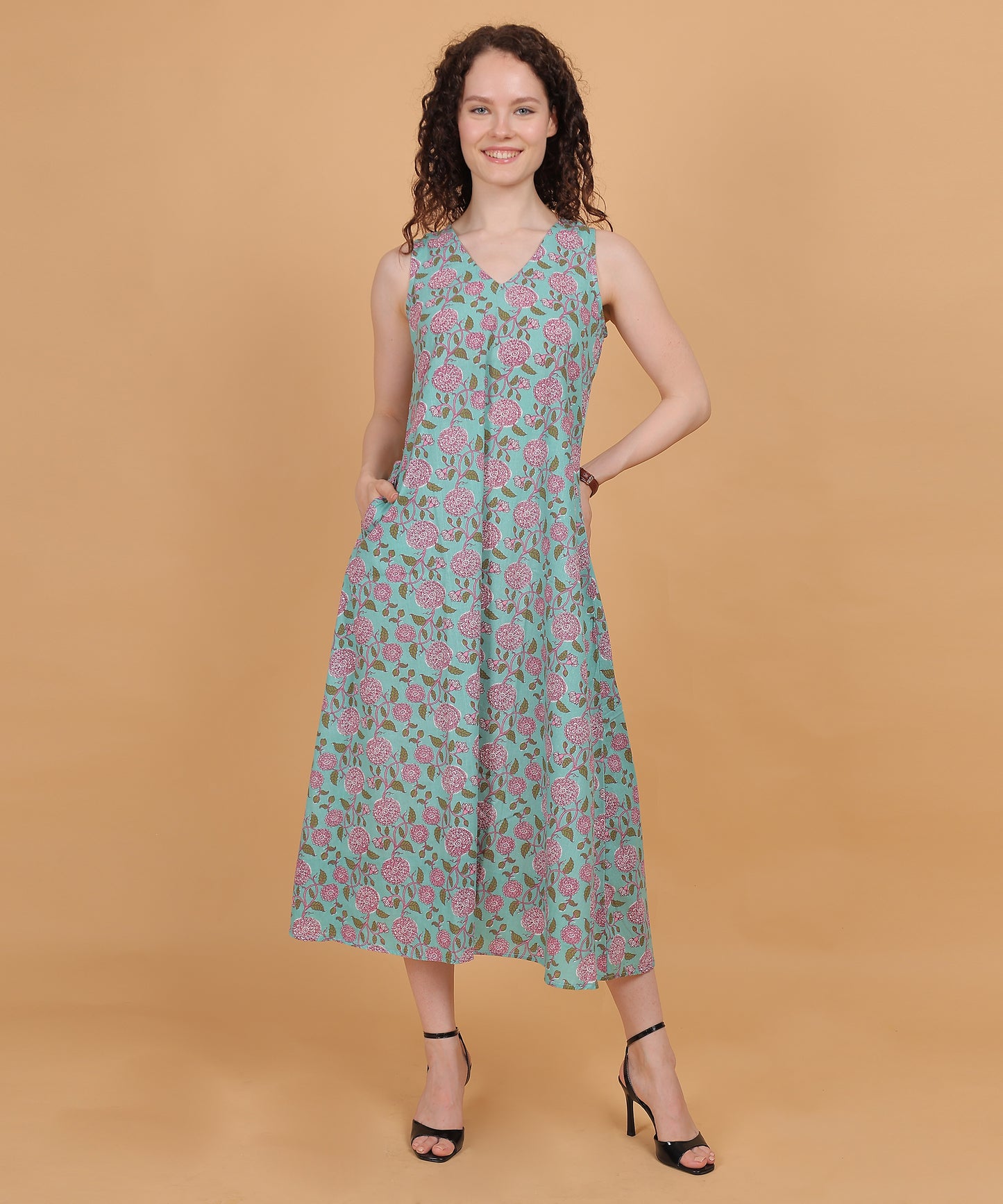 A-Line Midi Dress