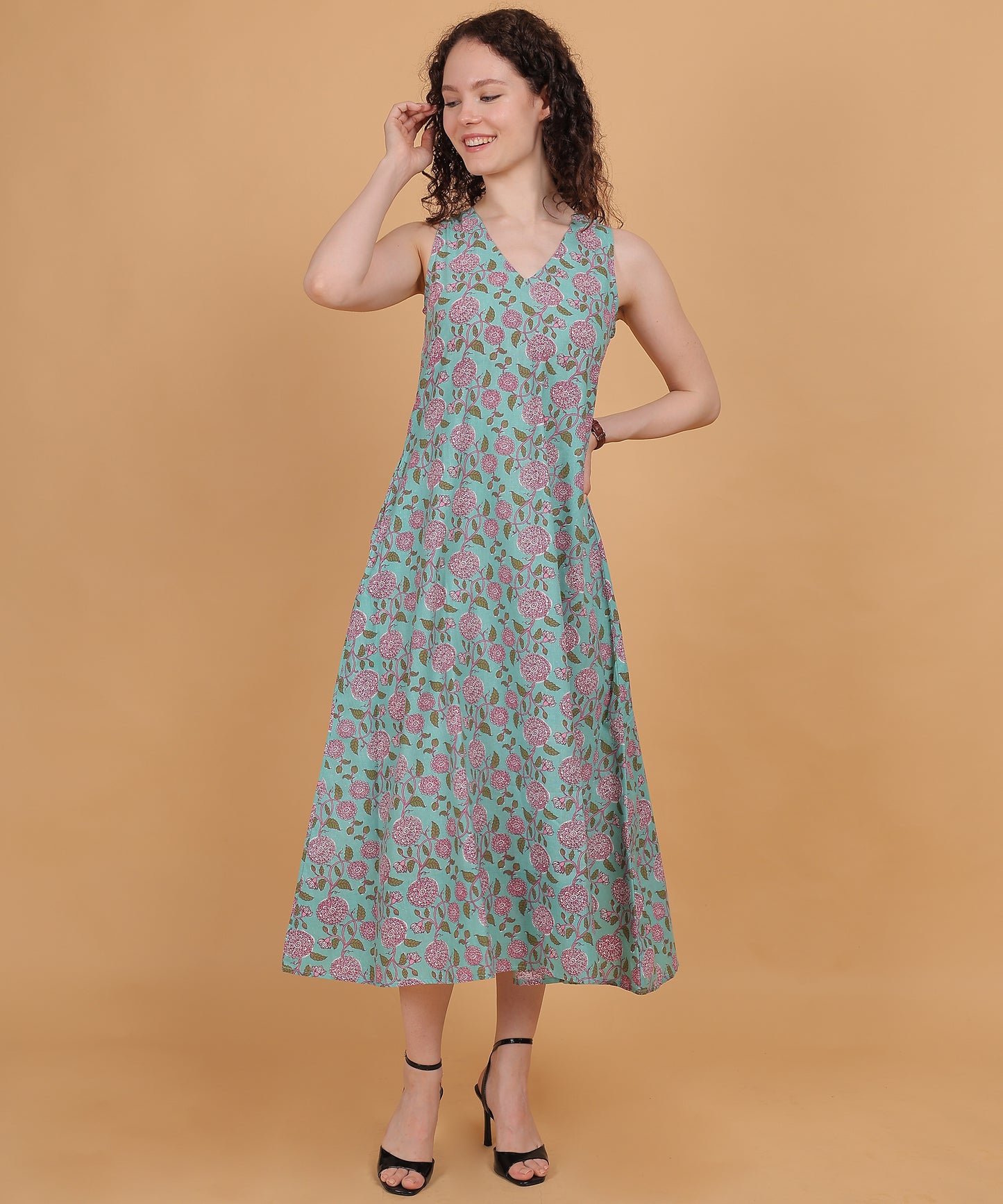A-Line Midi Dress