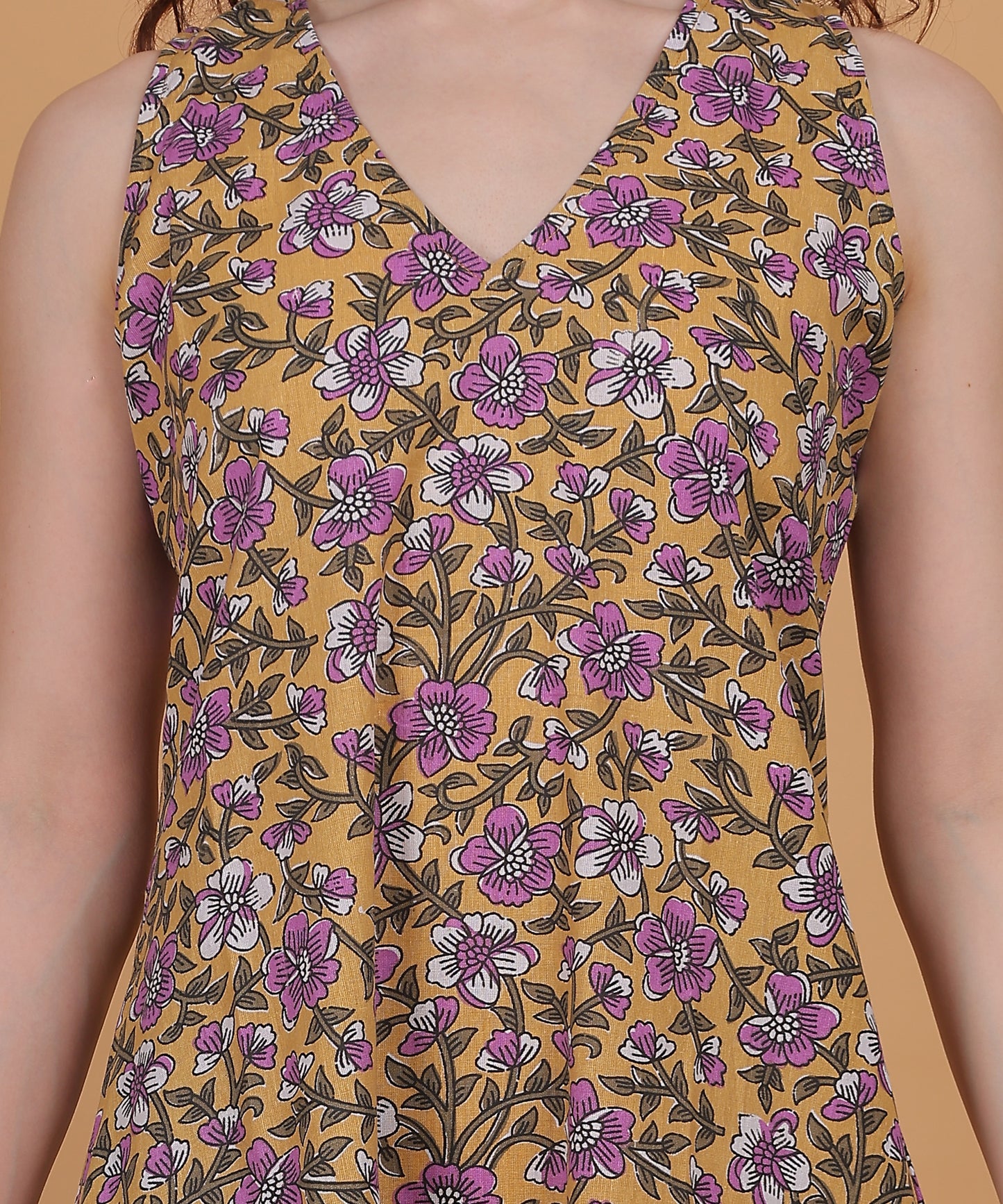 Marigold Bloom Midi Dress 🌼