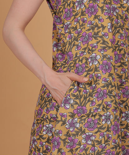Marigold Bloom Midi Dress 🌼