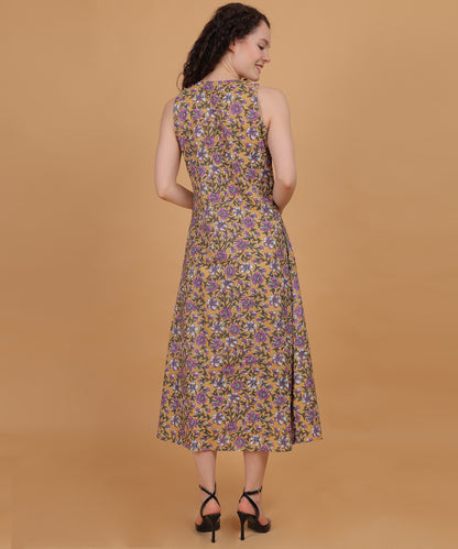 Marigold Bloom Midi Dress 🌼