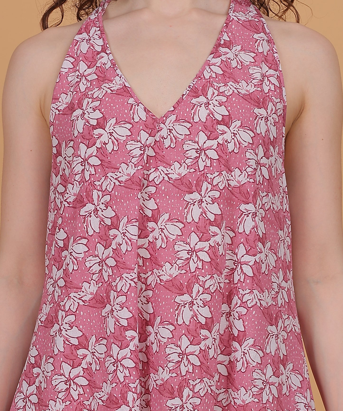 Hibiscus Pink Maxi Dress 🌺