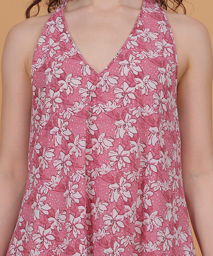 Hibiscus Pink Maxi Dress 🌺