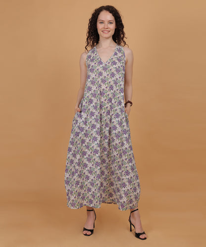 Lavender Bloom Maxi Dress
