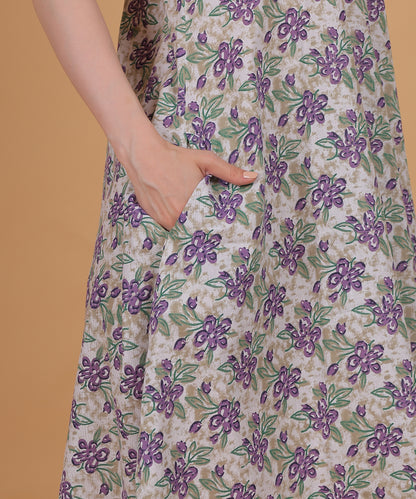 Lavender Bloom Maxi Dress