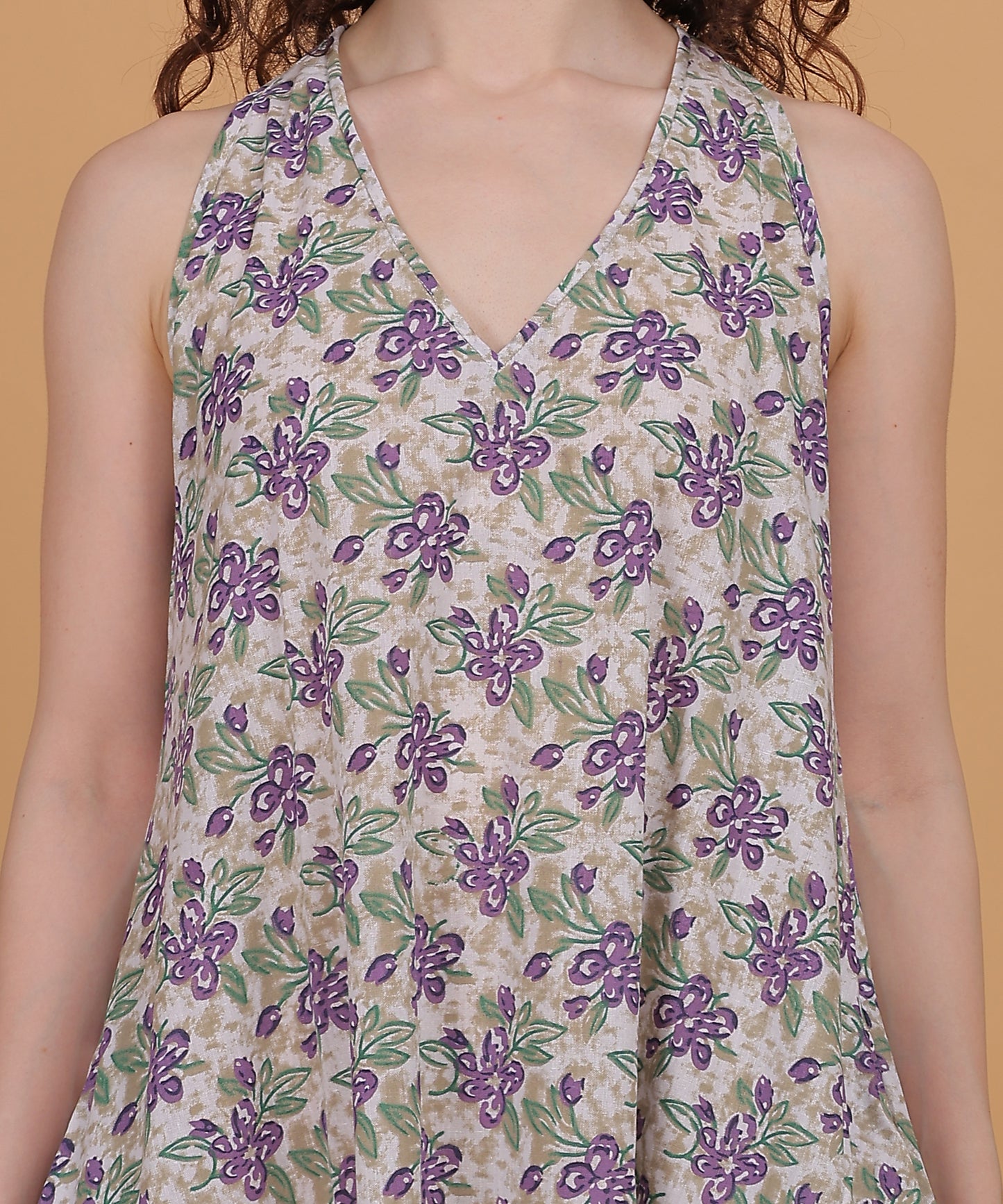 Lavender Bloom Maxi Dress