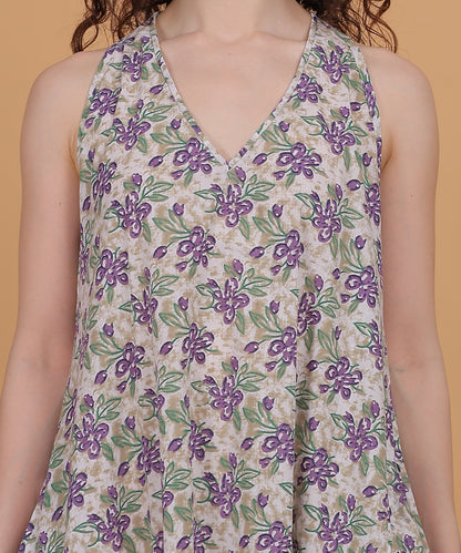Lavender Bloom Maxi Dress