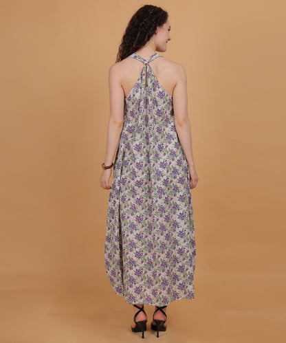 Lavender Bloom Maxi Dress