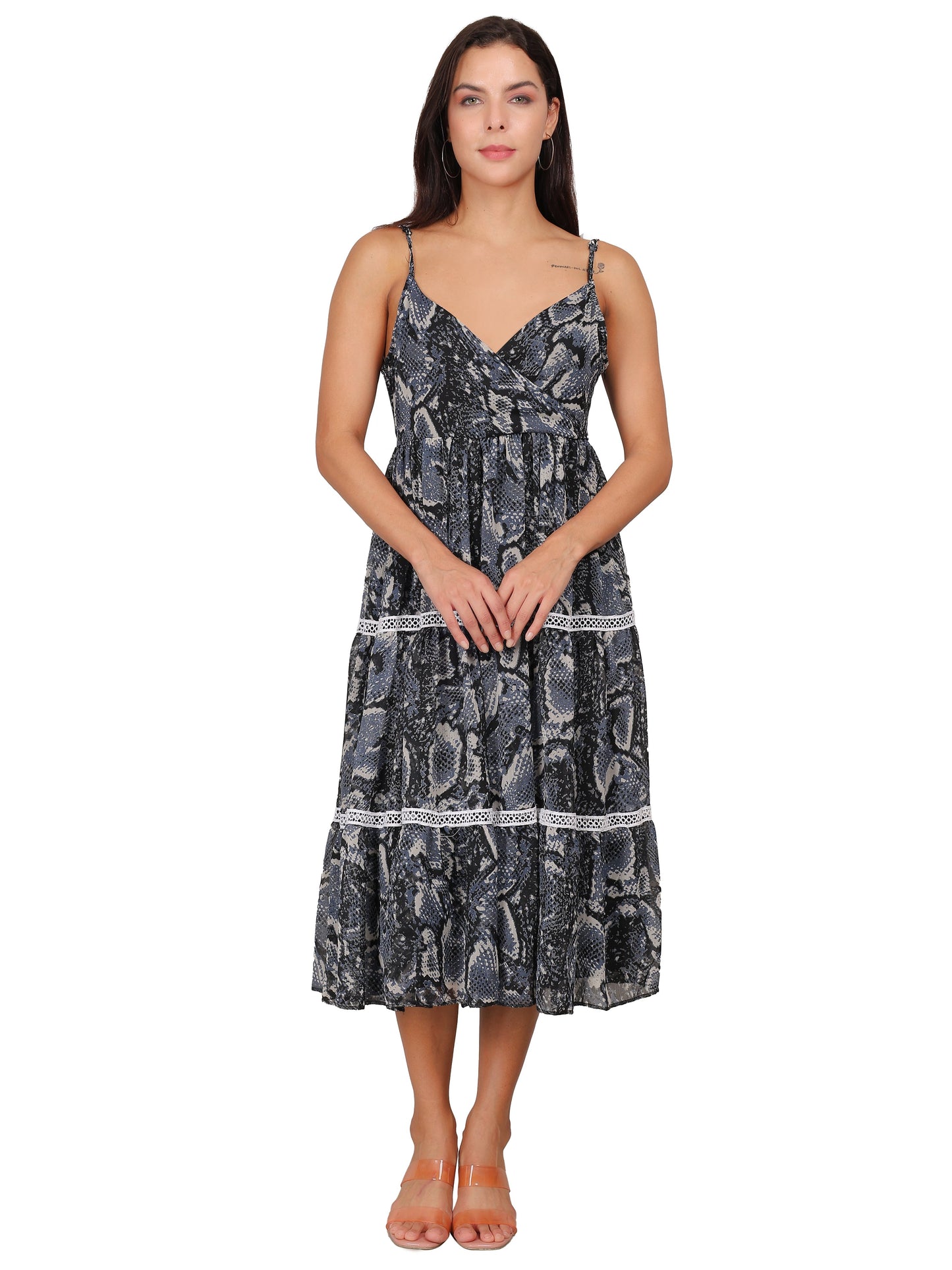 Animal Print Short Dress