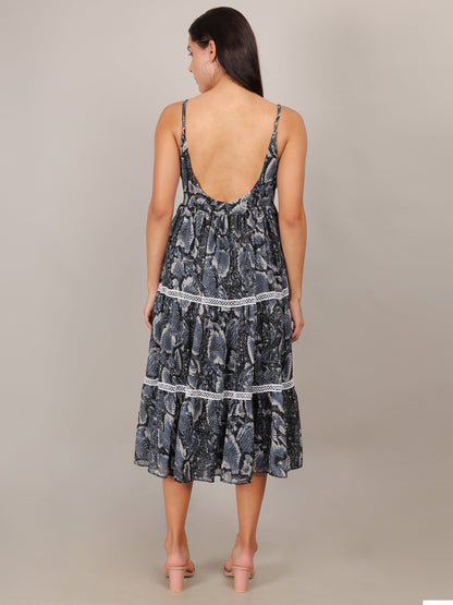 Animal Print Short Dress