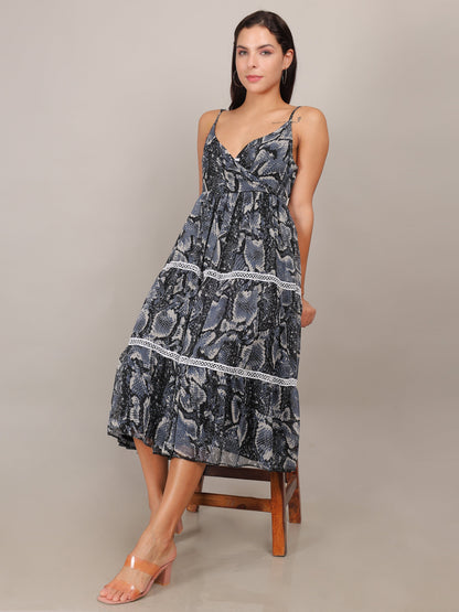 Animal Print Short Dress