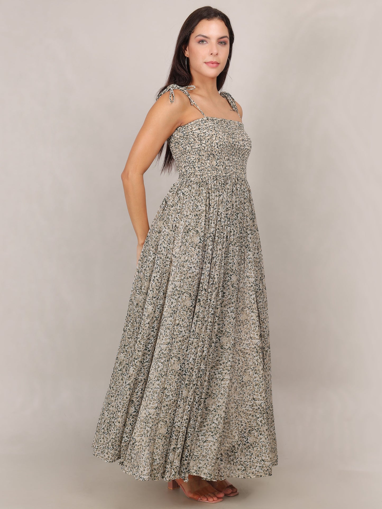 LIBERTY PRINT Smocked Maxi
