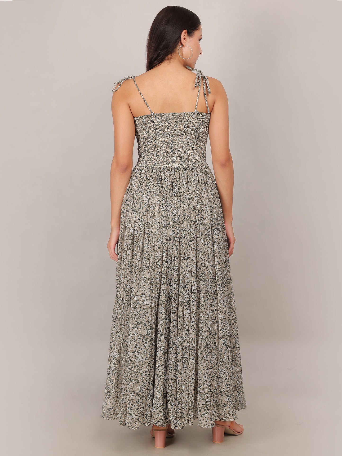LIBERTY PRINT Smocked Maxi
