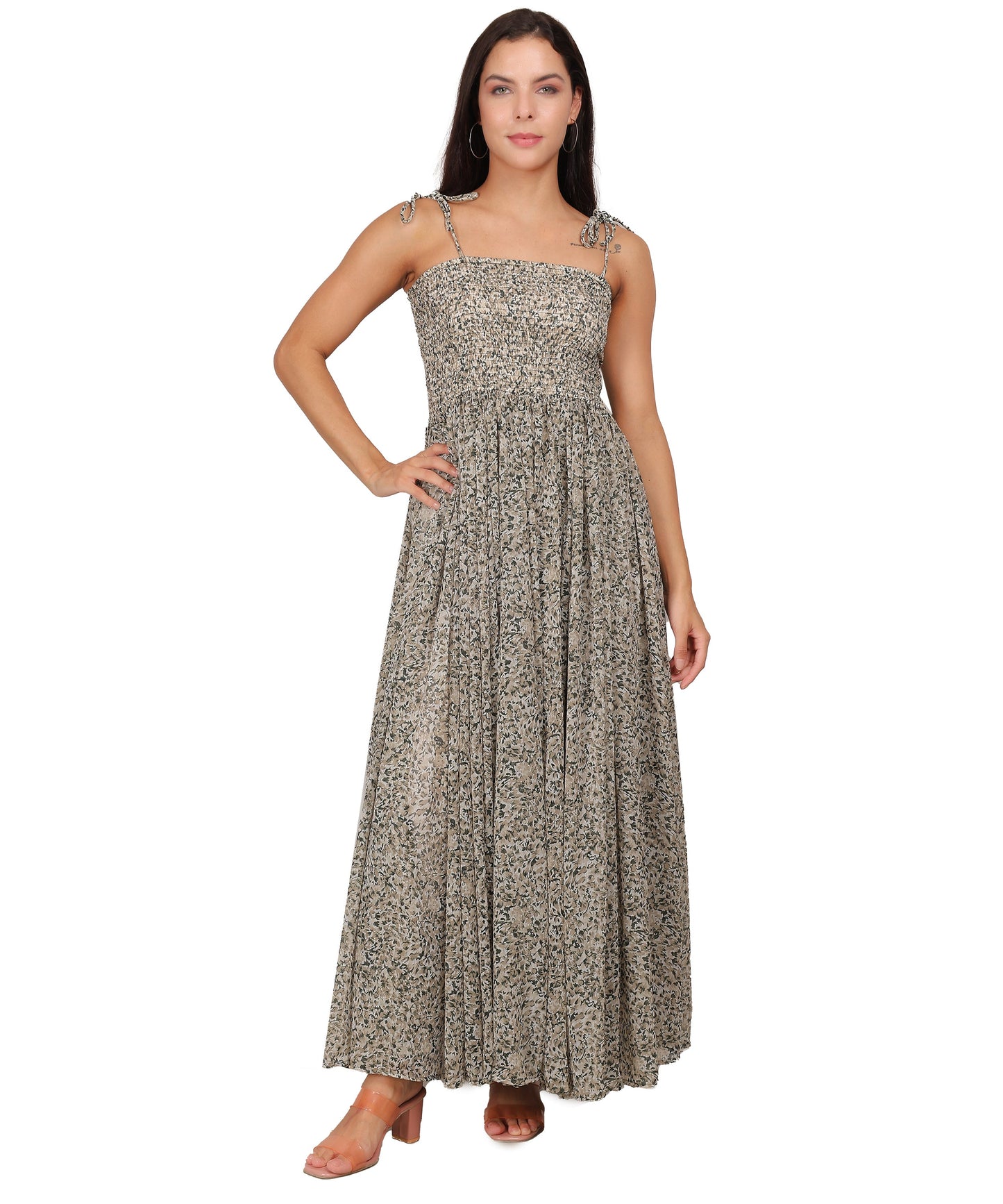 LIBERTY PRINT Smocked Maxi
